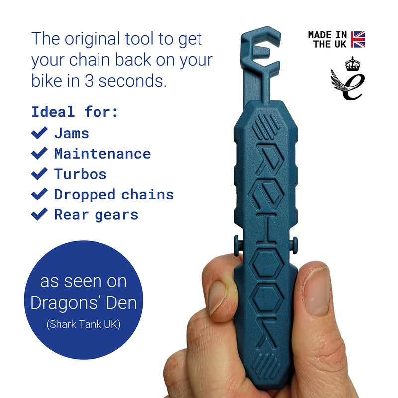 Rehook Colour - Get Your Chain Back on Your Bike in 3 Seconds. Without The Mess - Perfect Xmas Stocking Filler Blue - Image 2